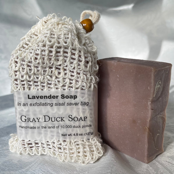 Soap in Exfoliating Sisal Bag