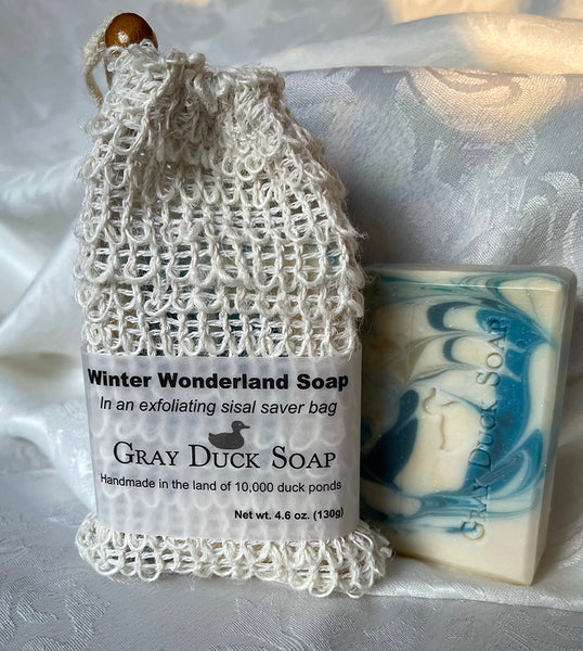 Soap in Exfoliating Sisal Bag