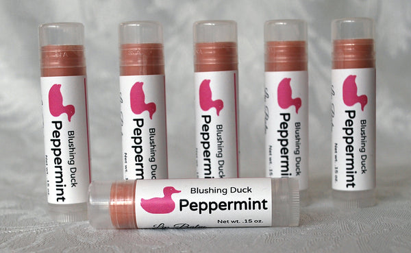 Duck Lips: Blushing Duck peppermint lip balm